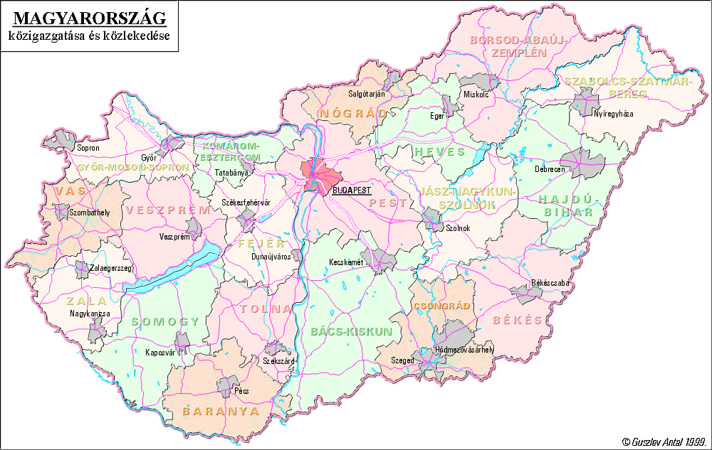 magyarország égtáj térkép Sosednji narodi in kulture magyarország égtáj térkép